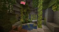 Small dripleaves in Lush Caves (Image via Minecraft)
